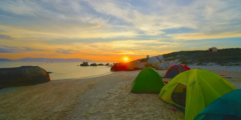 Cắm trại qua đêm tại Đảo Cù Lao Chàm