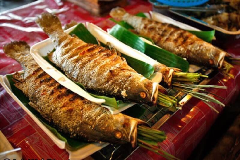 Ăn gì ở Pù Luông: Cá suối nướng