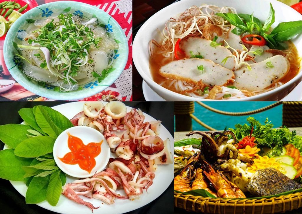Thưởng thức ẩm thực tại Vịnh Ninh Vân